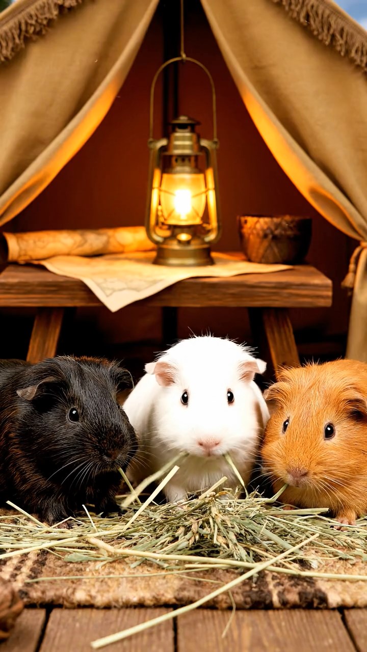 521. Detailed photo of 1 smooth-haired American guinea pig with White fur, nibbling on fresh apples, in a vibrant lavender garden with rows of purple blooms swaying in the breeze, under soft sunlight, creating a realistic, fragrant pastoral scene.