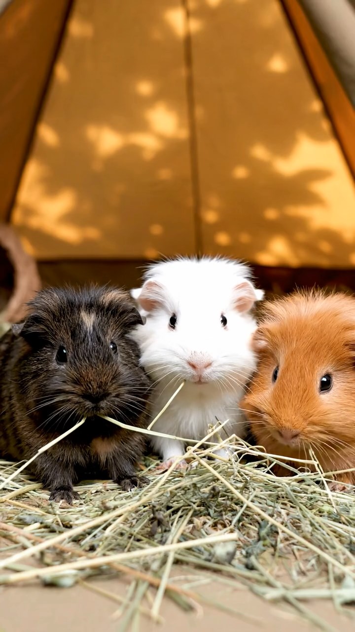 521. Detailed photo of 1 smooth-haired American guinea pig with White fur, nibbling on fresh apples, in a vibrant lavender garden with rows of purple blooms swaying in the breeze, under soft sunlight, creating a realistic, fragrant pastoral scene.