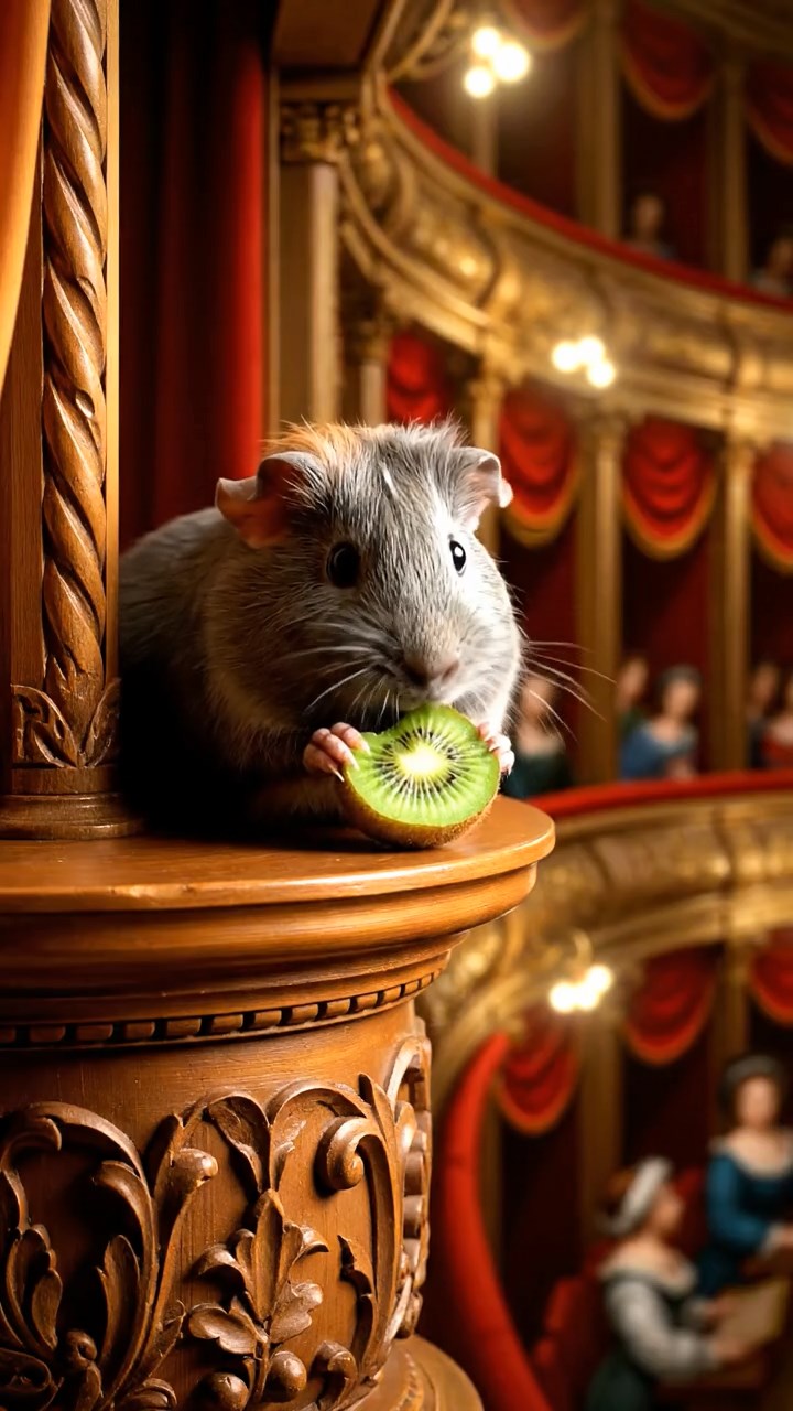 522. Photorealistic scene of 2 smooth-haired Teddy guinea pigs with Orange and Black fur, dressed as engineers in tiny helmets, constructing a miniature bridge in a guinea pig workshop with hay beams and tools, under bright daylight, enhancing the lifelike, industrious atmosphere.