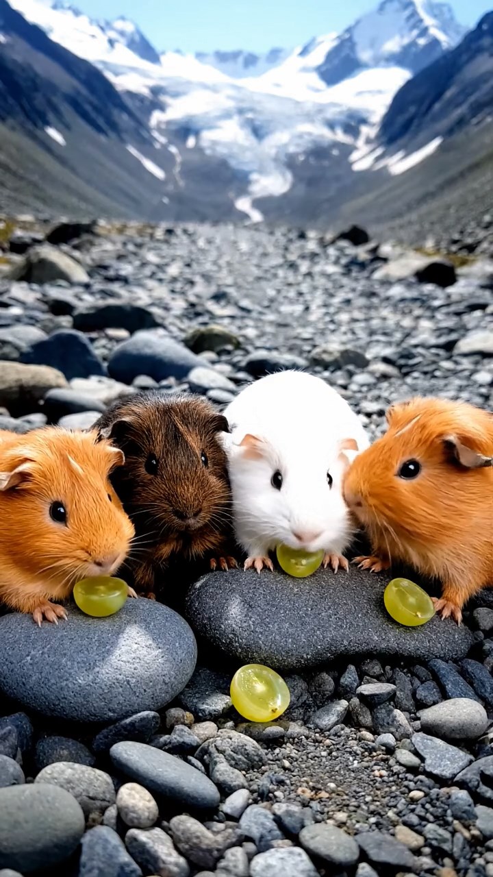 542. Photorealistic scene of 2 smooth-haired Teddy guinea pigs with Orange and Black fur, dressed as engineers in tiny helmets, building a miniature tower in a guinea pig workshop with hay beams and tools, under bright daylight, enhancing the lifelike, industrious atmosphere.