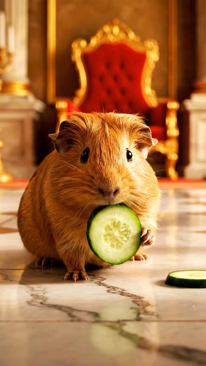 550. Photorealistic scene of 5 smooth-haired Teddy guinea pigs with Cream, Fawn, Sable, Gray, and Cinnamon fur, play-fighting in a grassy clearing with soft moss and scattered twigs, under gentle morning light, capturing a realistic, playful woodland moment.