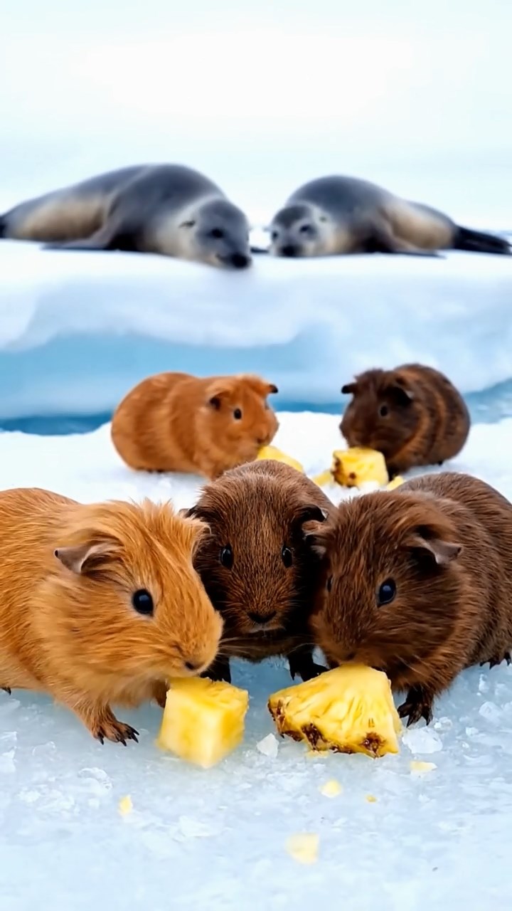 581. Detailed photo of 1 smooth-haired American guinea pig with White fur, munching on fresh apples, in a vibrant lavender garden with rows of purple blooms swaying in the breeze, under soft sunlight, creating a realistic, fragrant pastoral scene.