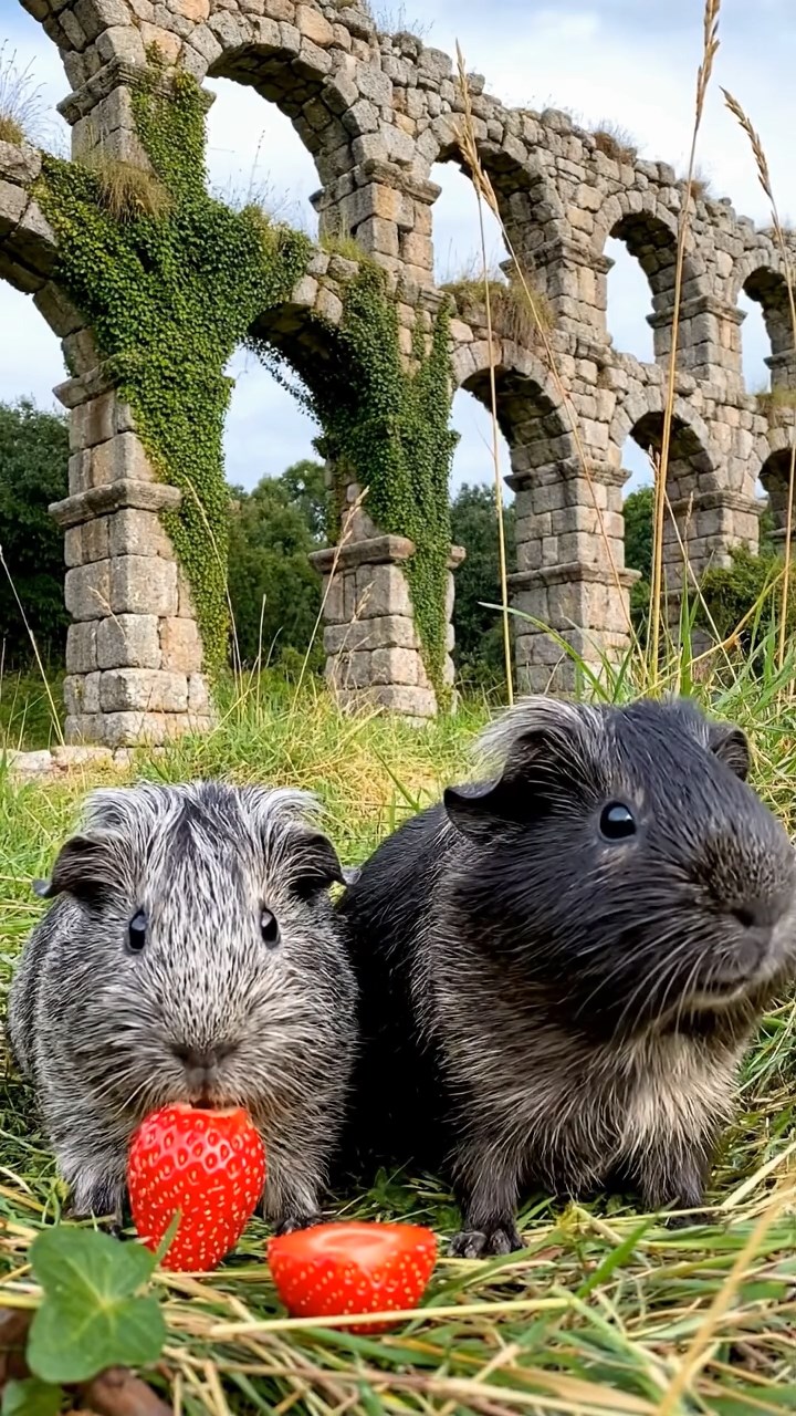 869. Detailed photo of 4 smooth-haired American guinea pigs with White, Orange, Black, and Brown fur, dressed as doctors in tiny white coats, consulting charts in a guinea pig hospital with miniature beds and medical charts, under bright lights, creating a vivid, lifelike medical scene.