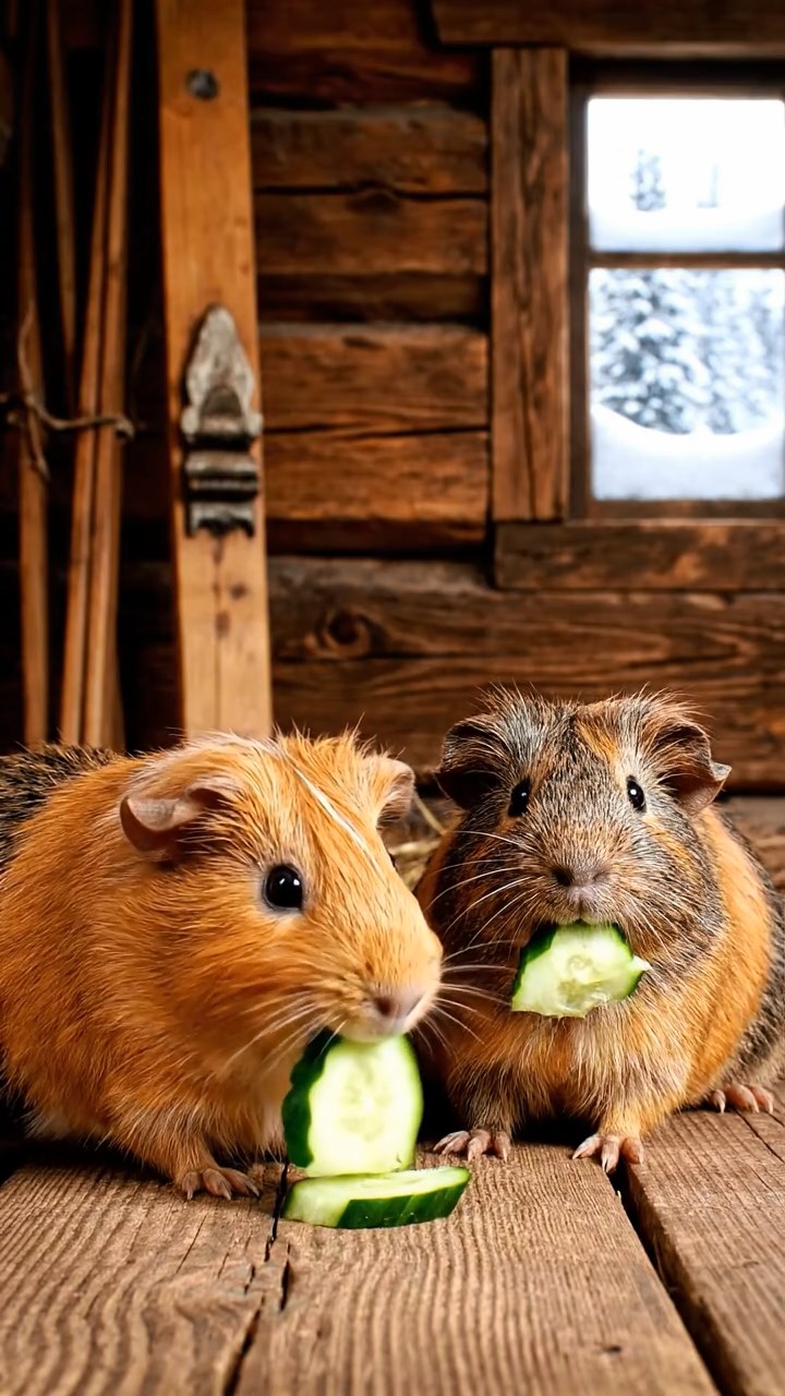 873. Detailed photo of 3 smooth-haired American guinea pigs with Gray, Cream, and Brown fur, burrowing like rabbits in a sandy dune with sparse grass and distant cacti, under a golden sunset, creating a vivid, realistic desert scene.