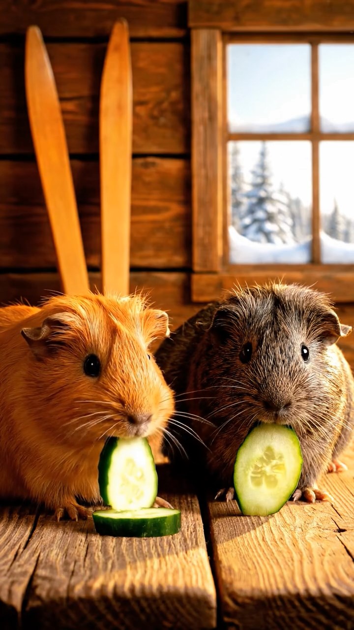 873. Detailed photo of 3 smooth-haired American guinea pigs with Gray, Cream, and Brown fur, burrowing like rabbits in a sandy dune with sparse grass and distant cacti, under a golden sunset, creating a vivid, realistic desert scene.