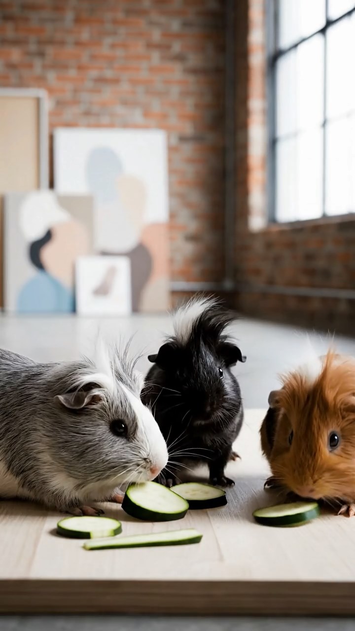 882. Photorealistic scene of 2 smooth-haired Teddy guinea pigs with Orange and Black fur, dressed as engineers in tiny helmets, building a miniature windmill in a guinea pig workshop with hay beams and tools, under bright daylight, enhancing the lifelike, industrious atmosphere.