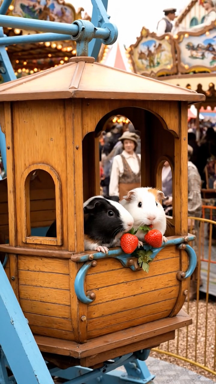 908. Realistic scene of 3 smooth-haired Californian guinea pigs with Chocolate, Cinnamon, and Gray fur, lapping water from a clear stream, their tongues darting rhythmically as they drink, in a forested slope with pine needles and moss underfoot, under dappled sunlight, enhancing the authentic, serene atmosphere.