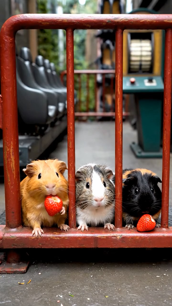926. Photorealistic scene of 1 smooth-haired Teddy guinea pig with Cream fur, lapping water from a clear stream with delicate tongue flicks, on a forested slope with pine needles and moss, under dappled sunlight, capturing a serene, lifelike moment of hydration.