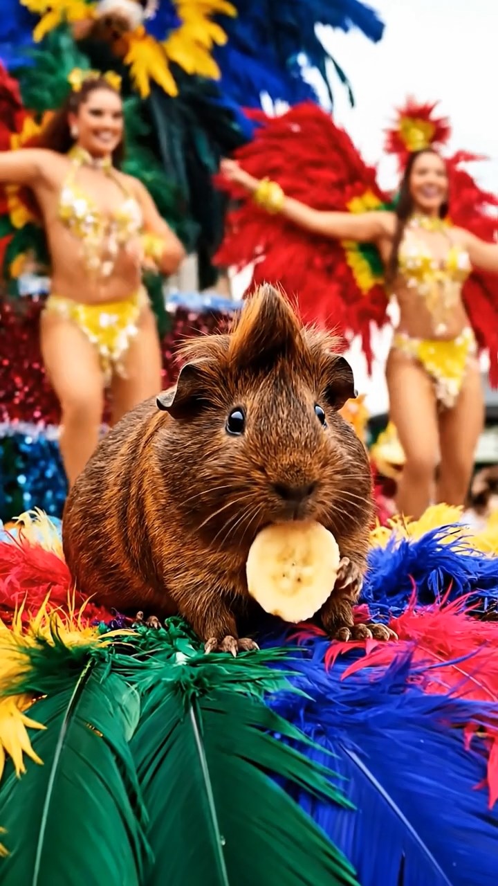 557. Detailed photo of 2 smooth-haired American guinea pigs with Fawn and Sable fur, dressed as bakers in tiny aprons, baking cookies in a guinea pig bakery with hay ovens and wooden counters, under soft lamplight, creating a realistic, cozy culinary scene.