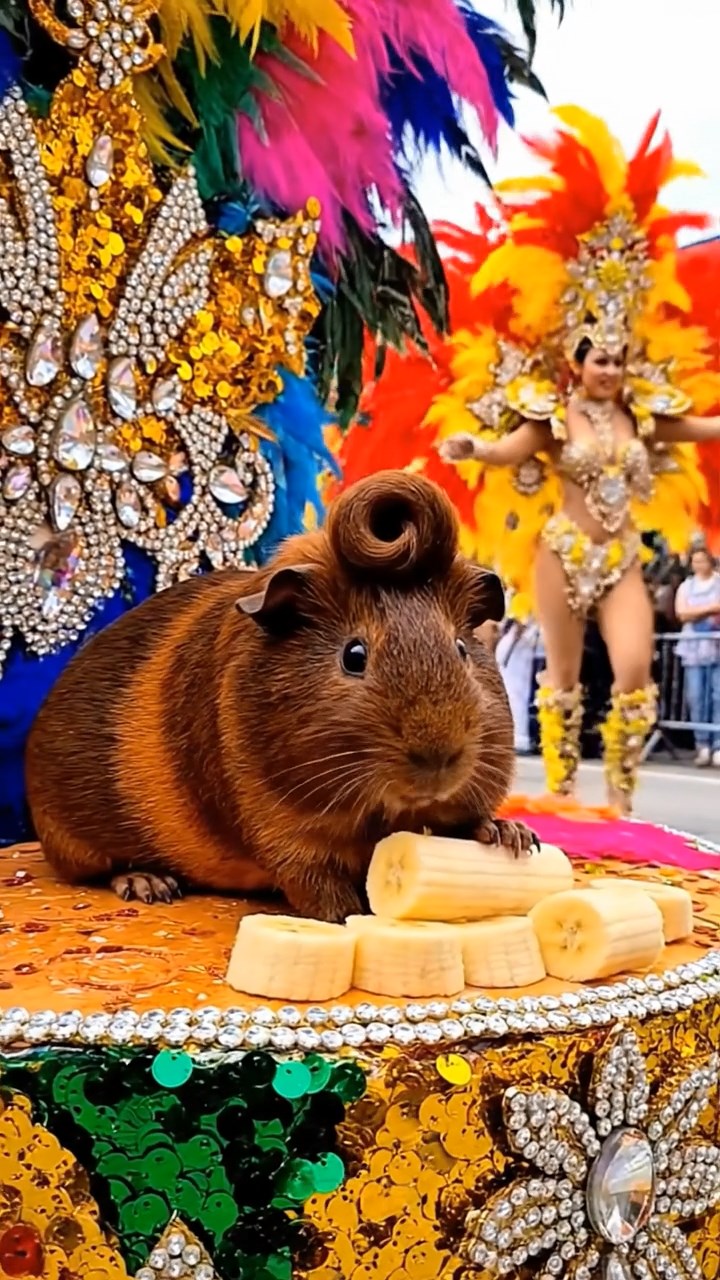 557. Detailed photo of 2 smooth-haired American guinea pigs with Fawn and Sable fur, dressed as bakers in tiny aprons, baking cookies in a guinea pig bakery with hay ovens and wooden counters, under soft lamplight, creating a realistic, cozy culinary scene.