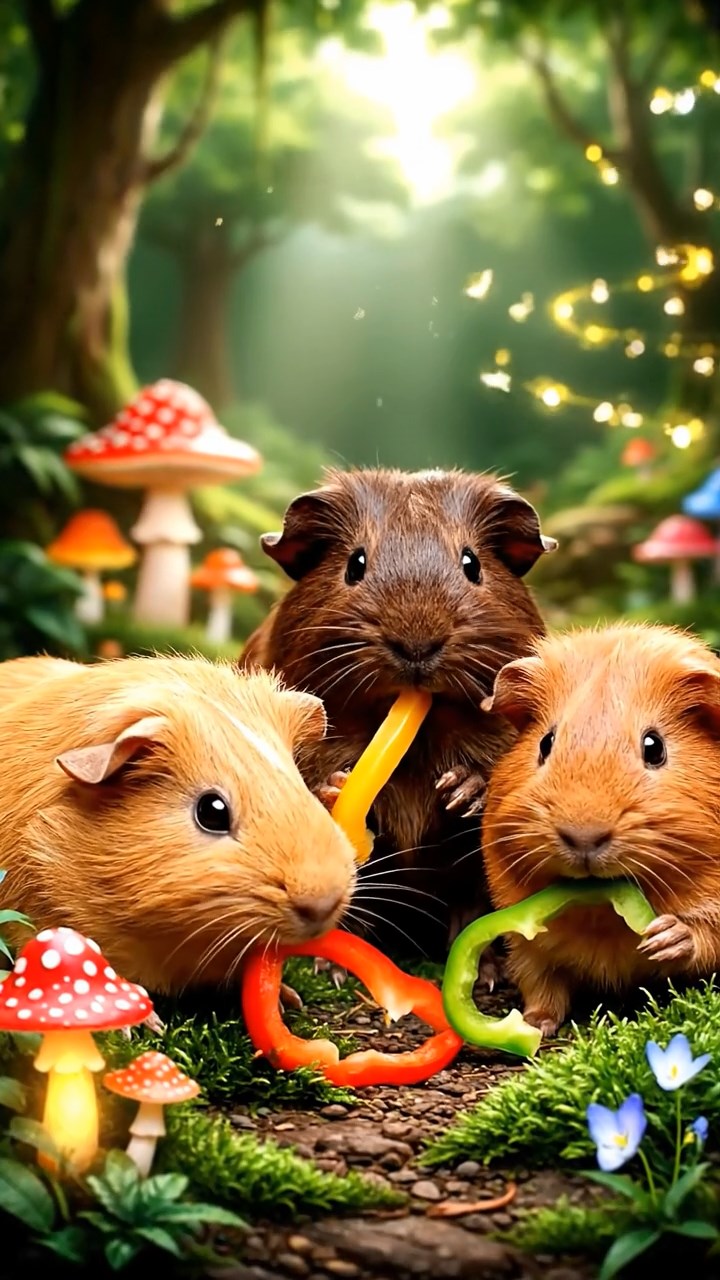 561. Detailed photo of 1 smooth-haired American guinea pig with White fur, munching on fresh apples, in a vibrant lavender garden with rows of purple blooms swaying in the breeze, under soft sunlight, creating a realistic, fragrant pastoral scene.