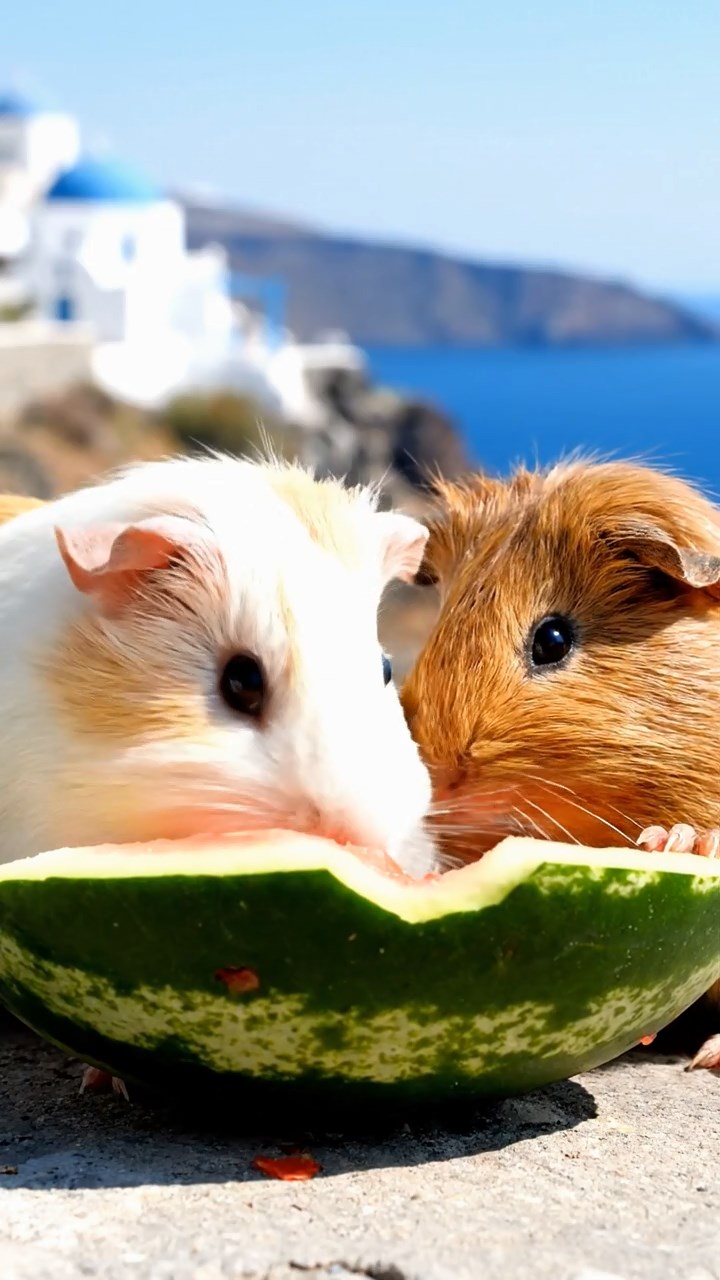 569. Detailed photo of 4 smooth-haired American guinea pigs with White, Orange, Black, and Brown fur, dressed as doctors in tiny white coats, performing check-ups in a guinea pig hospital with miniature beds and medical charts, under bright lights, creating a vivid, lifelike medical scene.