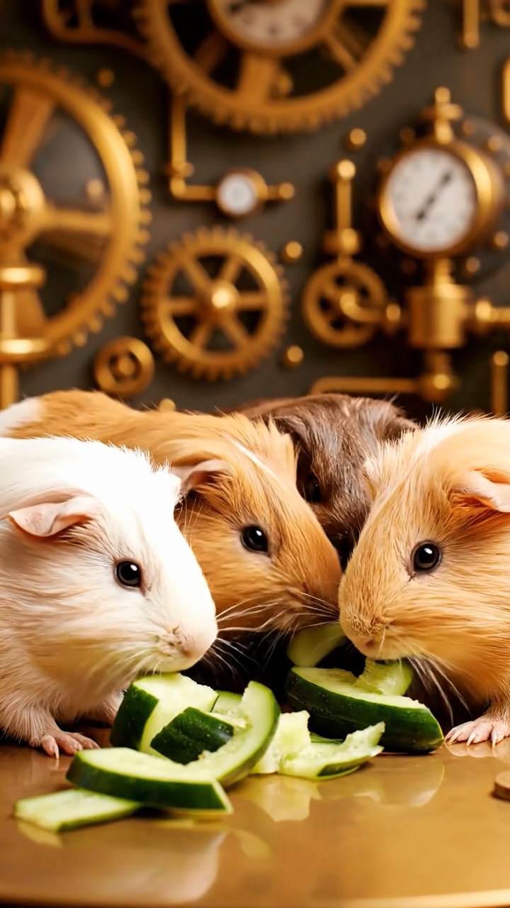 581. Detailed photo of 1 smooth-haired American guinea pig with White fur, munching on fresh apples, in a vibrant lavender garden with rows of purple blooms swaying in the breeze, under soft sunlight, creating a realistic, fragrant pastoral scene.