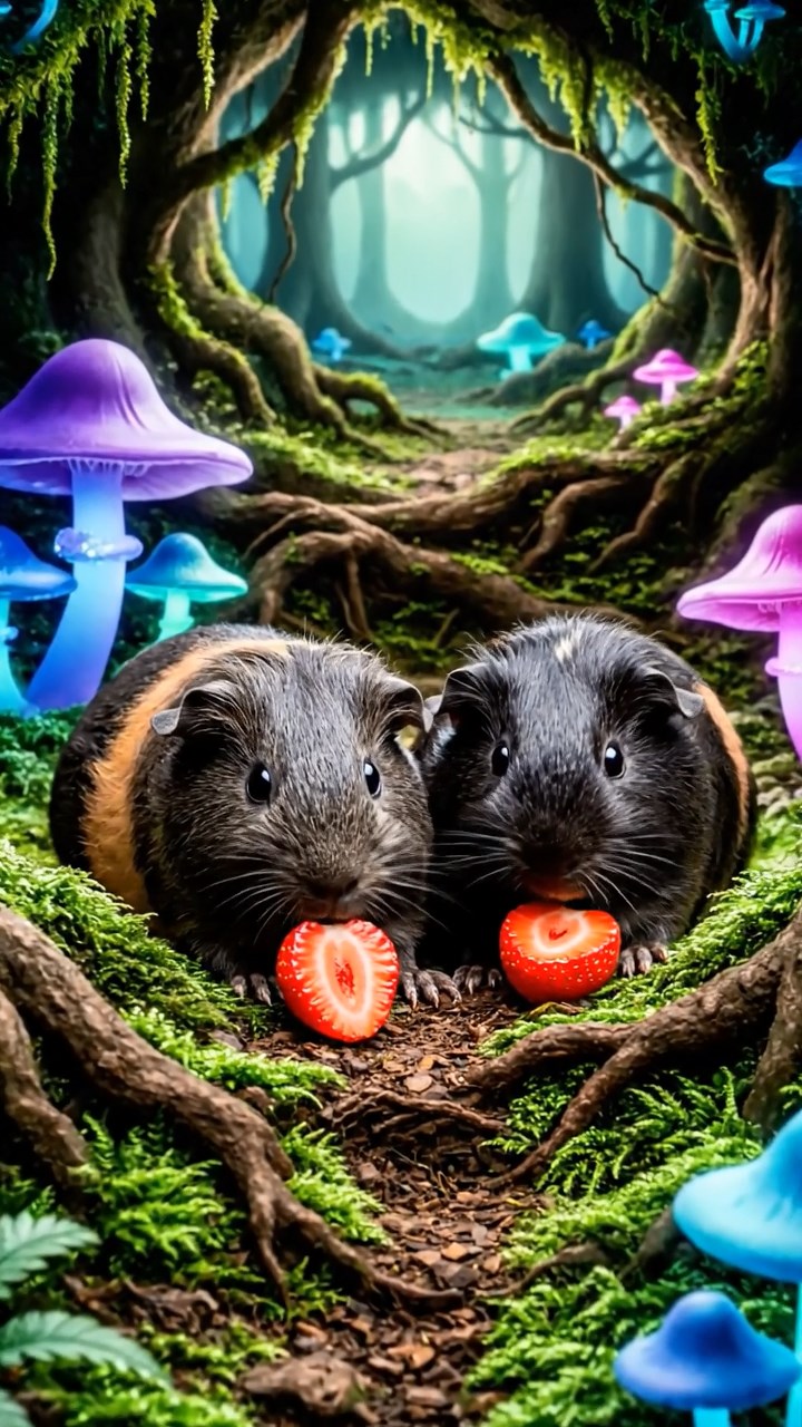 861. Detailed photo of 1 smooth-haired American guinea pig with White fur, munching on fresh apples, in a vibrant lavender garden with rows of purple blooms swaying in the breeze, under soft sunlight, creating a realistic, fragrant pastoral scene.