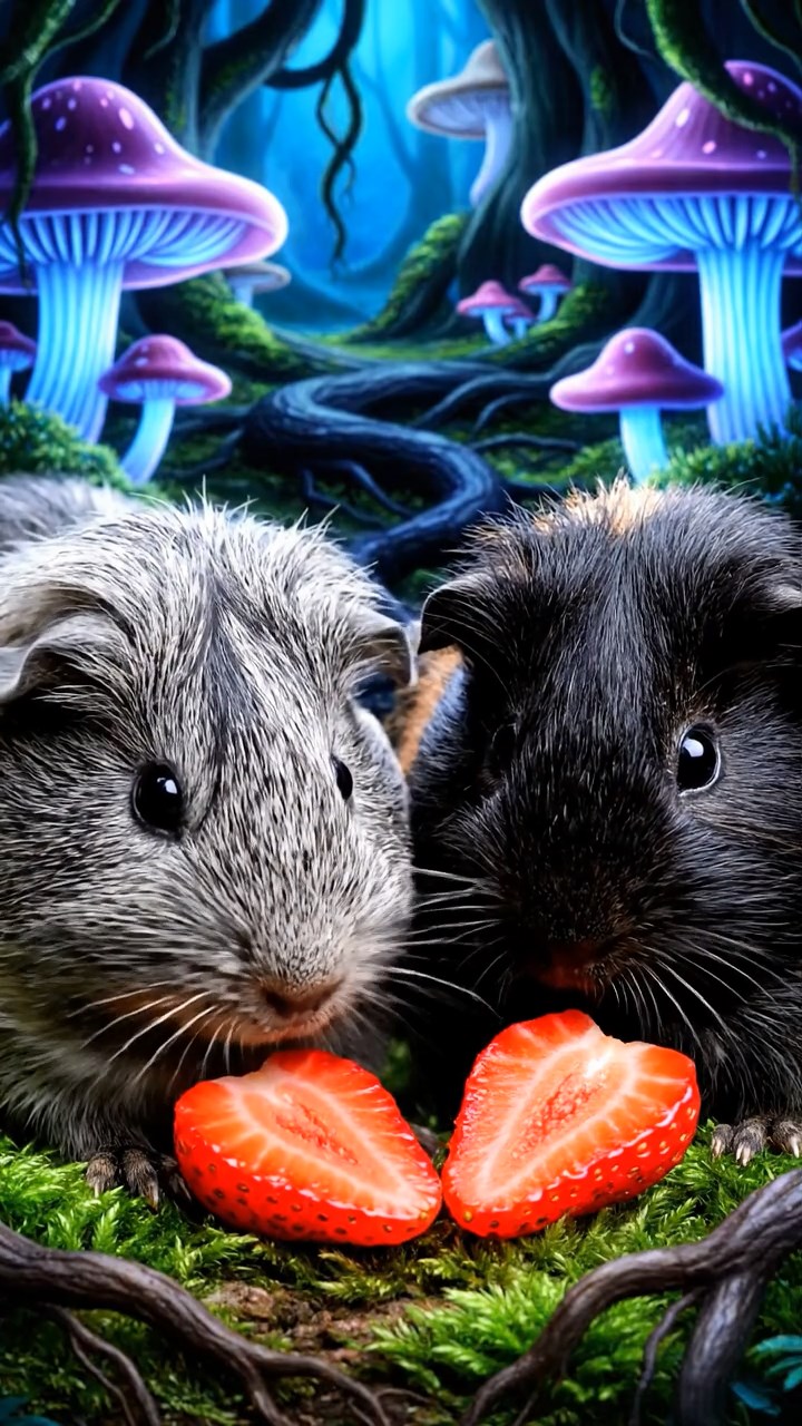 861. Detailed photo of 1 smooth-haired American guinea pig with White fur, munching on fresh apples, in a vibrant lavender garden with rows of purple blooms swaying in the breeze, under soft sunlight, creating a realistic, fragrant pastoral scene.