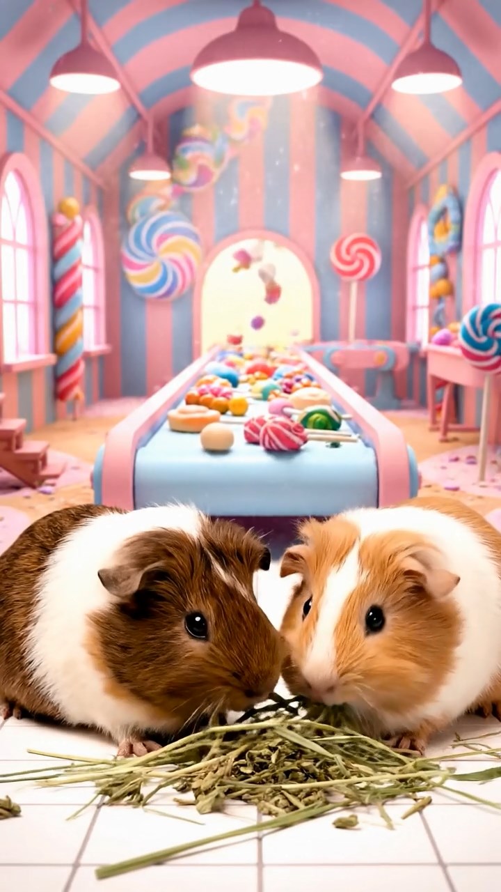 878. Photorealistic scene of 3 smooth-haired Teddy guinea pigs with Chocolate, Cinnamon, and Gray fur, climbing small rocks in a forested glade with soft moss and scattered leaves, under dappled sunlight, enhancing the authentic, adventurous atmosphere.