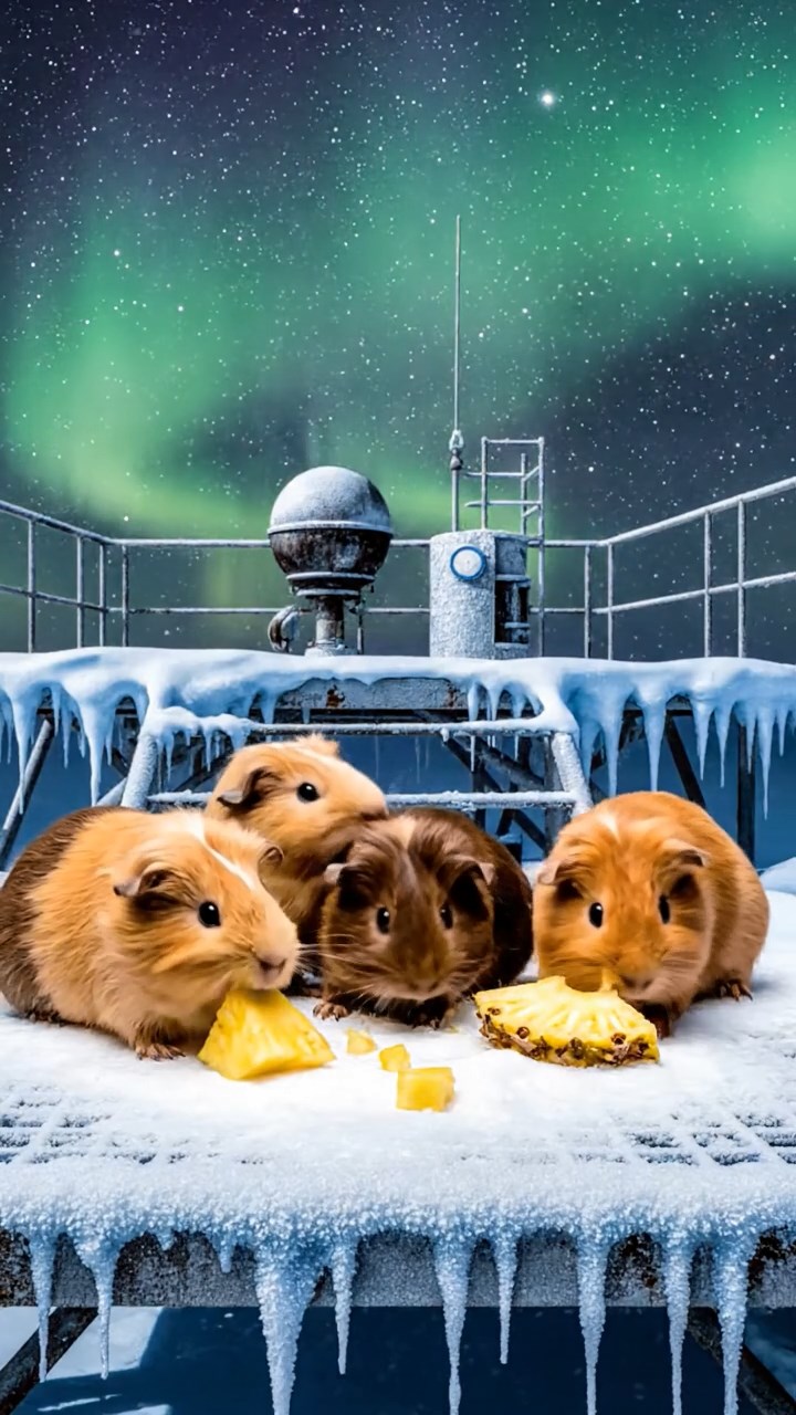 879. Highly detailed view of 4 smooth-haired Himalayan guinea pigs with White, Orange, Black, and Brown fur, dressed as writers in tiny scarves, drafting poems in a guinea pig study with miniature books and hay desks, under warm lamplight, creating a vivid, realistic literary scene.