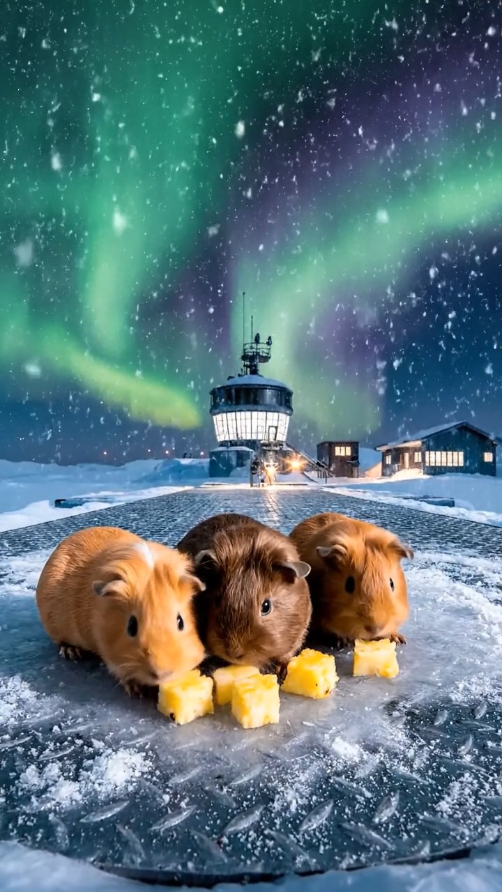 879. Highly detailed view of 4 smooth-haired Himalayan guinea pigs with White, Orange, Black, and Brown fur, dressed as writers in tiny scarves, drafting poems in a guinea pig study with miniature books and hay desks, under warm lamplight, creating a vivid, realistic literary scene.