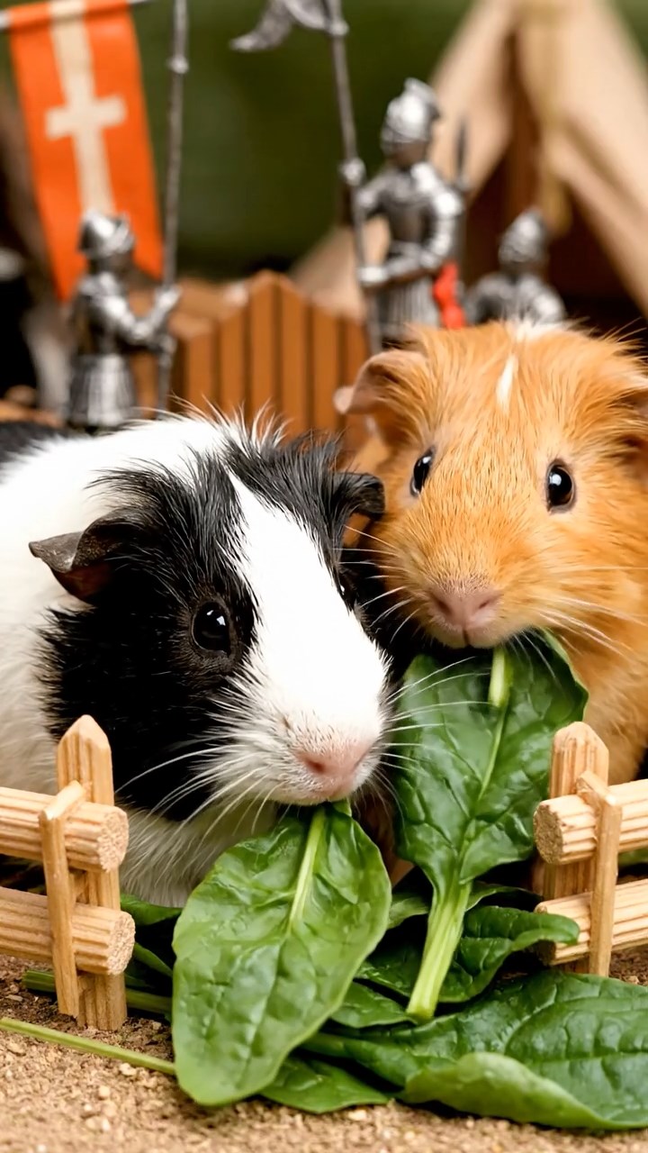 880. Realistic scene of 5 smooth-haired Californian guinea pigs with Cream, Fawn, Sable, Gray, and Cinnamon fur, sleeping in a cozy pile in a lush meadow with wildflowers and a gentle breeze, under golden sunlight, capturing a lifelike, tranquil group moment.