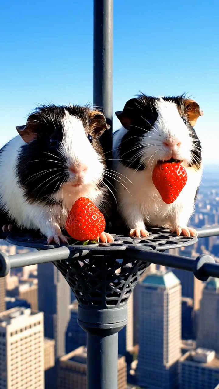 899. Highly detailed view of 4 smooth-haired Himalayan guinea pigs with White, Orange, Black, and Brown fur, dressed as writers in tiny scarves, drafting poems in a guinea pig study with miniature books and hay desks, under warm lamplight, creating a vivid, realistic literary scene.