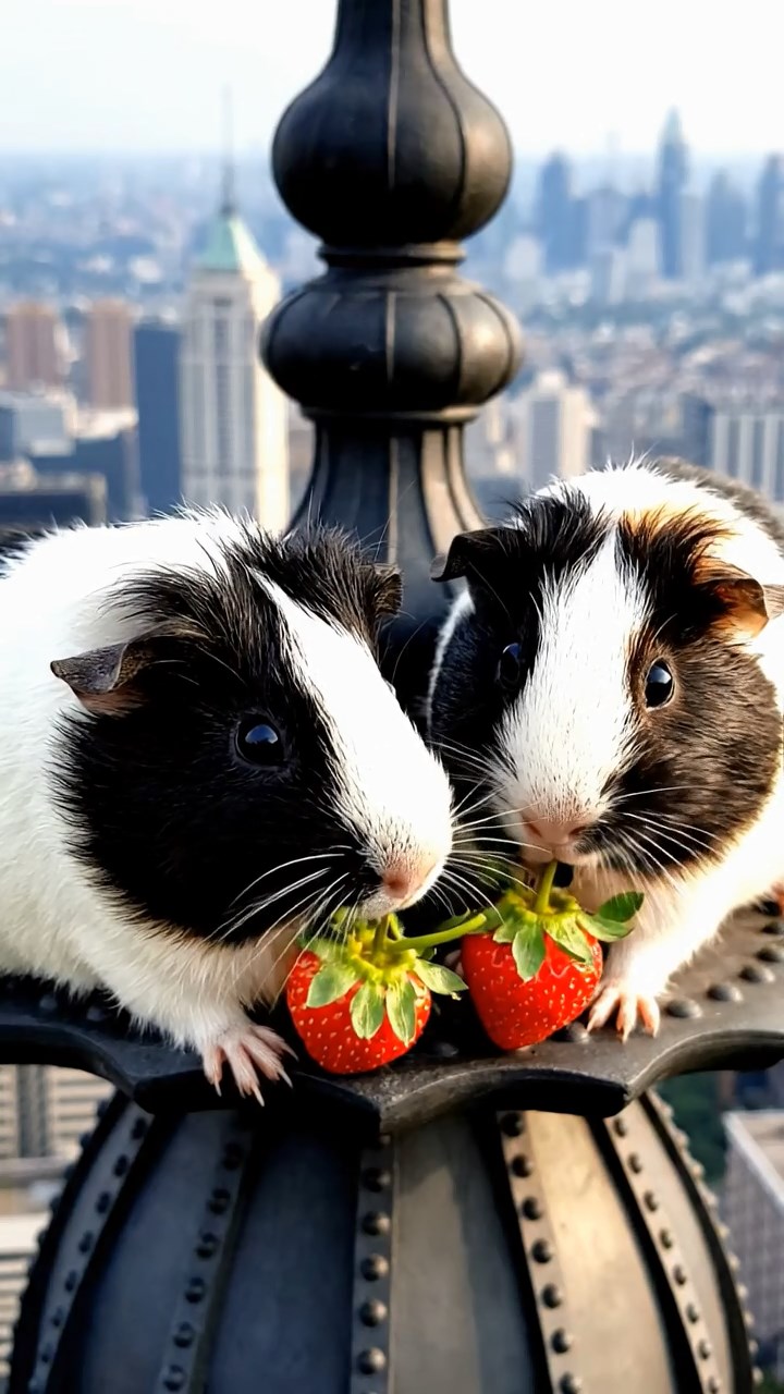 900. Realistic scene of 5 smooth-haired Californian guinea pigs with Cream, Fawn, Sable, Gray, and Cinnamon fur, sleeping in a cozy pile in a lush meadow with wildflowers and a gentle breeze, under golden sunlight, capturing a lifelike, tranquil group moment.