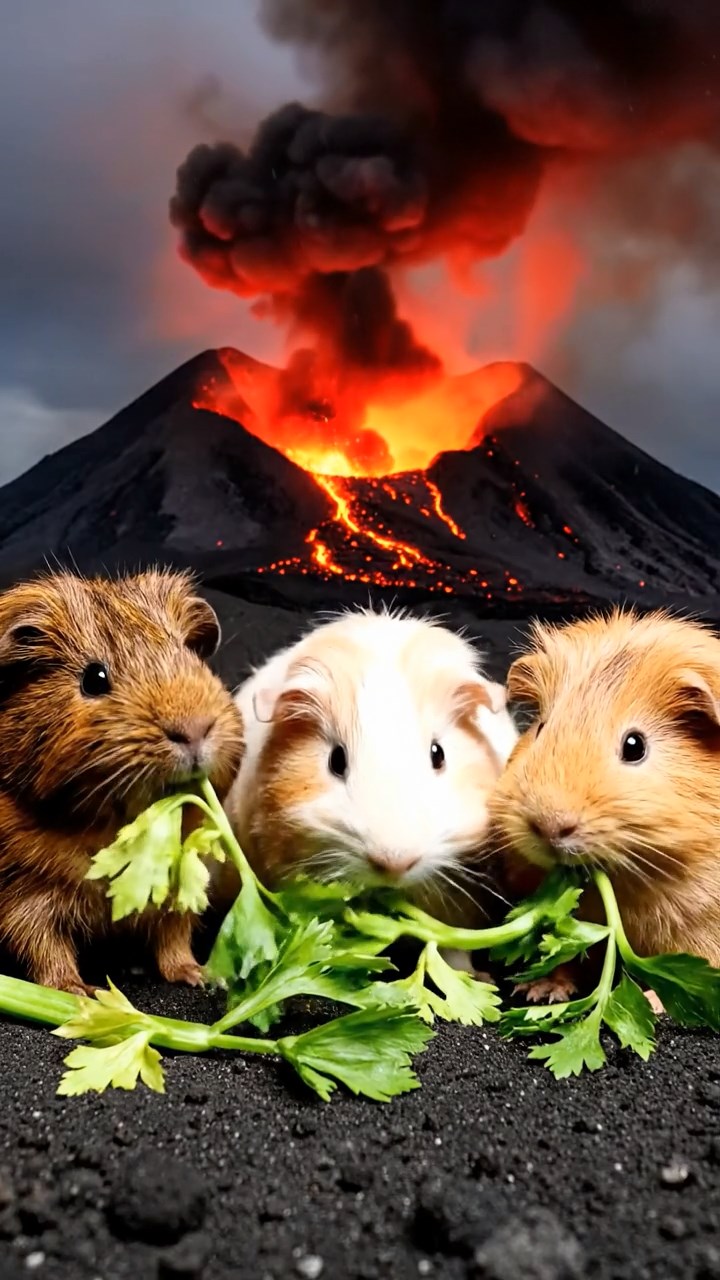 901. Detailed photo of 1 smooth-haired American guinea pig with White fur, meticulously nibbling on fresh carrots, delicately holding each piece with tiny paws while chewing rhythmically, in a vibrant wildflower field with buzzing bees and colorful butterflies fluttering around, under soft sunlight filtering through wispy clouds, creating a realistic, serene scene of peaceful foraging in a lush meadow dotted with daisies and clover.