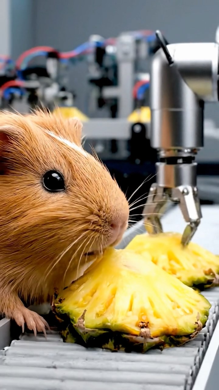906. Photorealistic scene of 1 smooth-haired Teddy guinea pig with Cream fur, delicately nibbling on fresh alfalfa sprouts, chewing slowly with small, precise bites, on a rocky cliffside overlooking a turbulent sea with waves crashing against jagged rocks, under dramatic clouds casting soft shadows, capturing a lifelike, coastal moment.