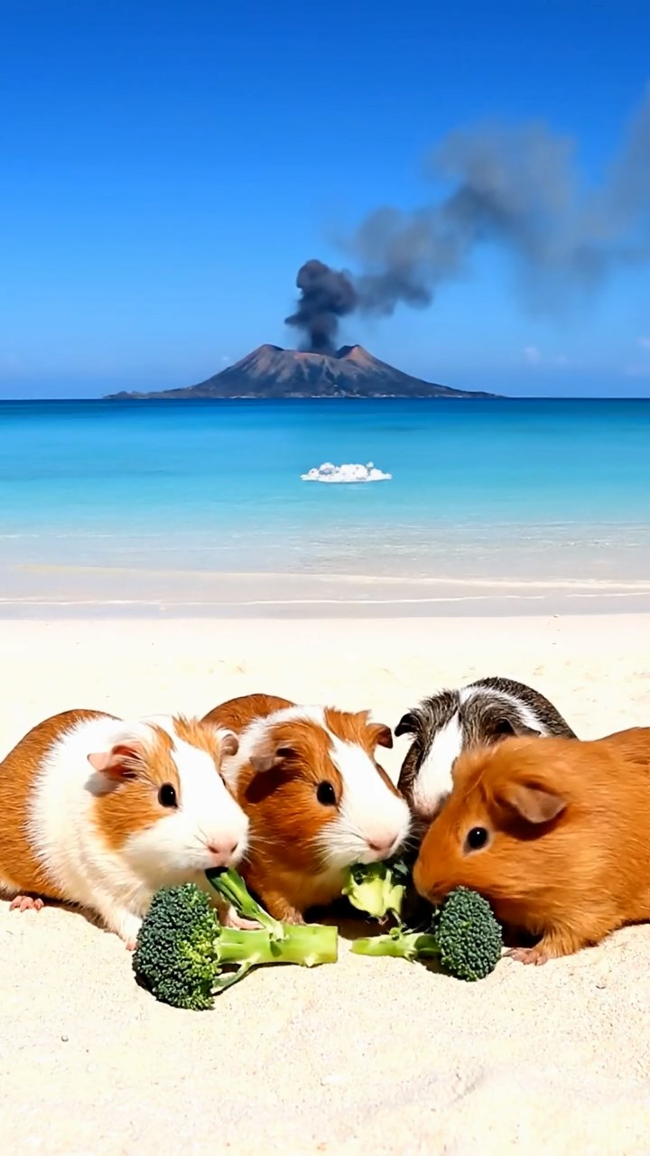 909. Detailed photo of 4 smooth-haired American guinea pigs with White, Orange, Black, and Brown fur, dressed as architects in tiny hard hats, carefully sketching blueprints with miniature pencils, their paws moving precisely, in a guinea pig office with hay models and wooden desks, under soft daylight, creating a vivid, realistic professional scene.