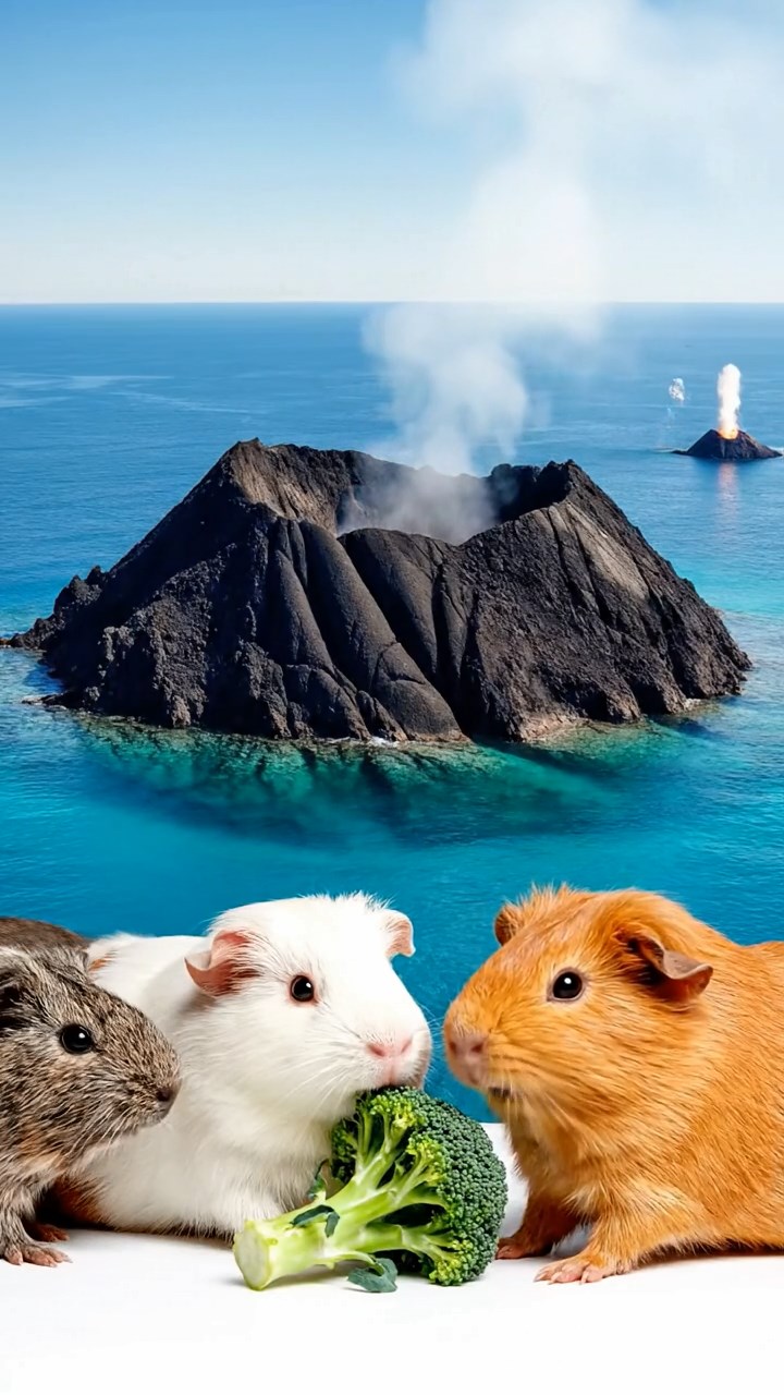 909. Detailed photo of 4 smooth-haired American guinea pigs with White, Orange, Black, and Brown fur, dressed as architects in tiny hard hats, carefully sketching blueprints with miniature pencils, their paws moving precisely, in a guinea pig office with hay models and wooden desks, under soft daylight, creating a vivid, realistic professional scene.