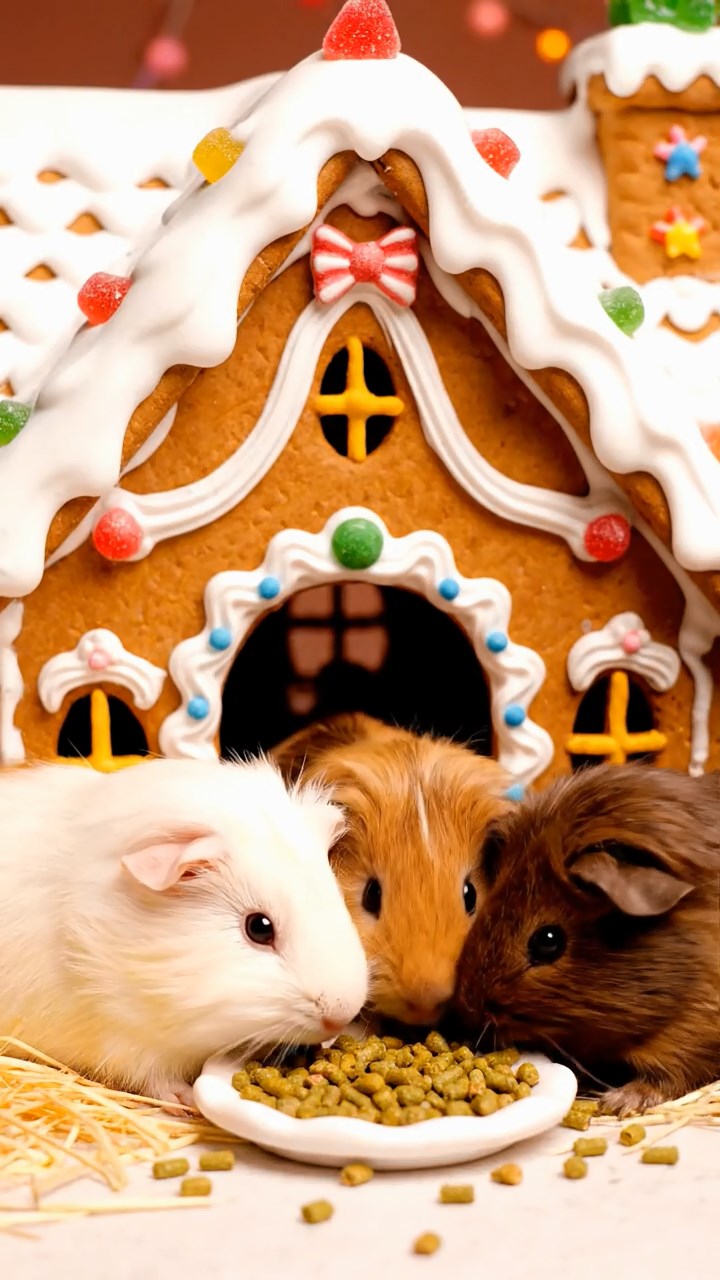 910. Photorealistic scene of 5 smooth-haired Teddy guinea pigs with Cream, Fawn, Sable, Gray, and Cinnamon fur, rolling in dust to clean their fur, tumbling and kicking up tiny clouds of sand, in a sandy hillside dotted with sparse grass, under a golden sunset, capturing a lifelike, natural behavior moment.