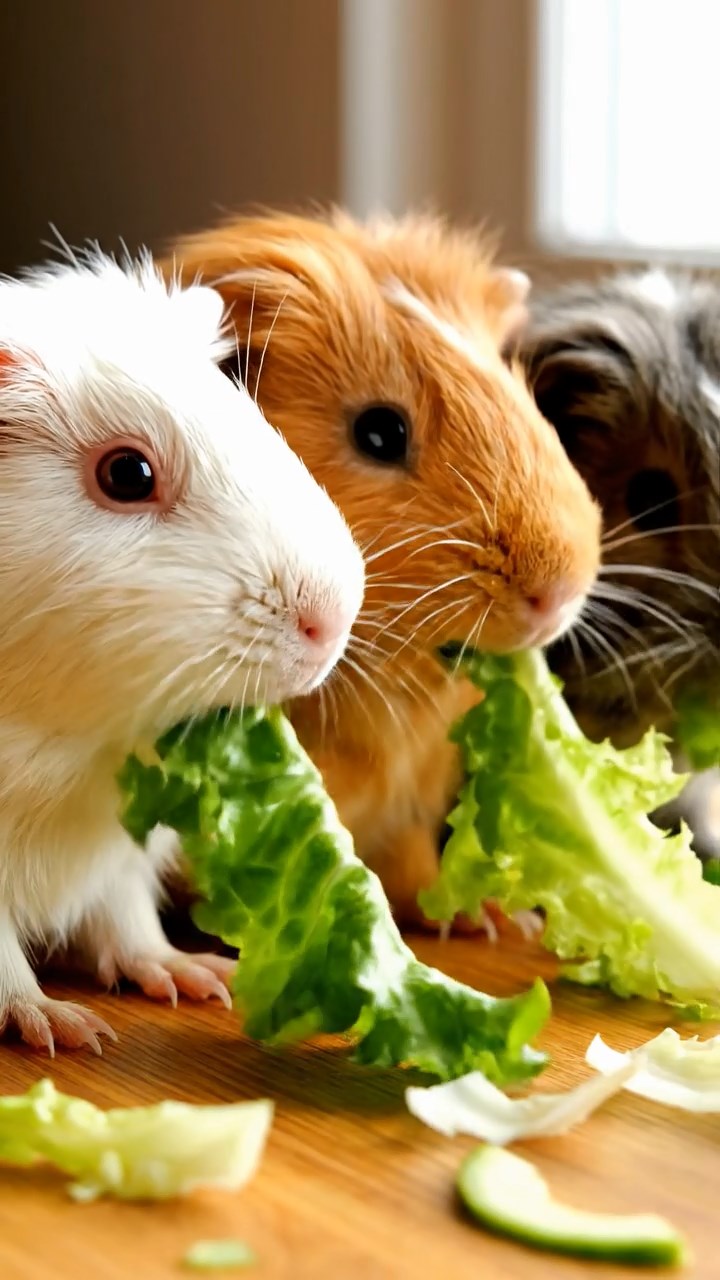 601. Detailed photo of 1 smooth-haired American guinea pig with White fur, munching on fresh carrots, in a vibrant wildflower field with buzzing bees and colorful butterflies, under soft sunlight, creating a realistic, serene scene of peaceful foraging in a lush meadow.