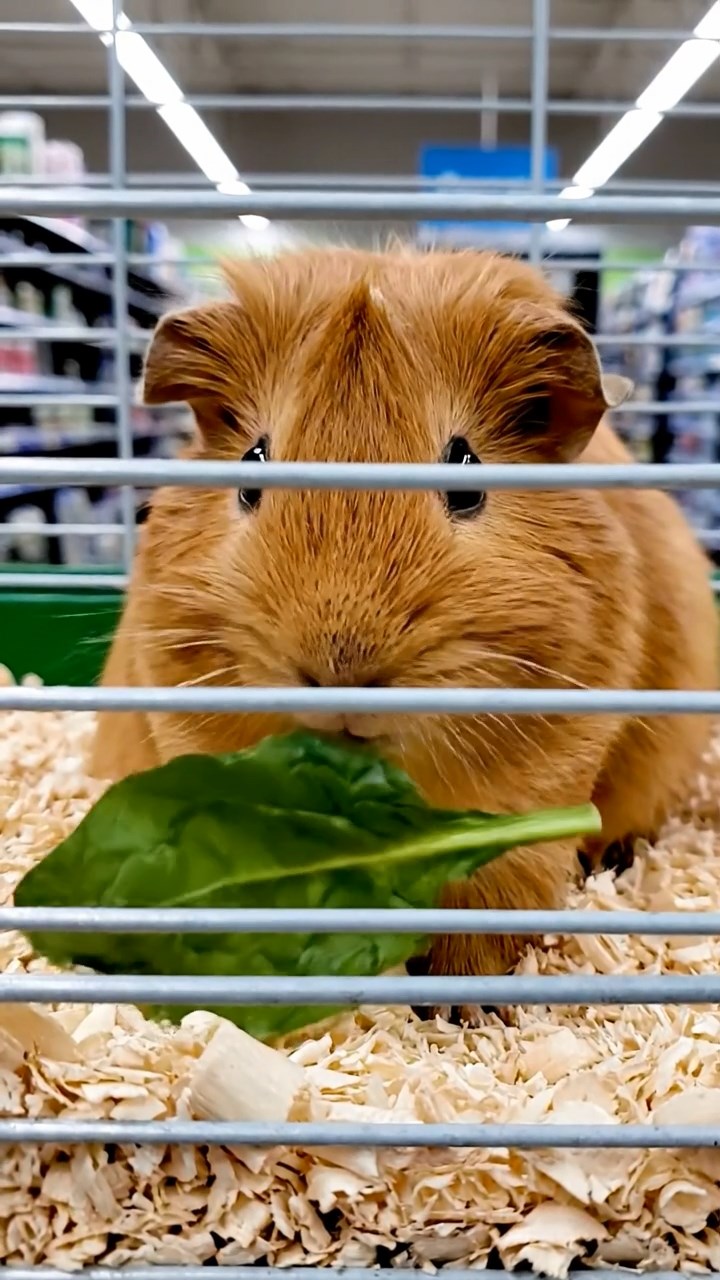 604. Realistic scene of 4 smooth-haired Californian guinea pigs with Fawn, Chocolate, Cinnamon, and Sable fur, dressed as firefighters in tiny uniforms, operating a miniature hose in a guinea pig town square with cobblestone paths and glowing lanterns, enhancing the lifelike, heroic atmosphere.