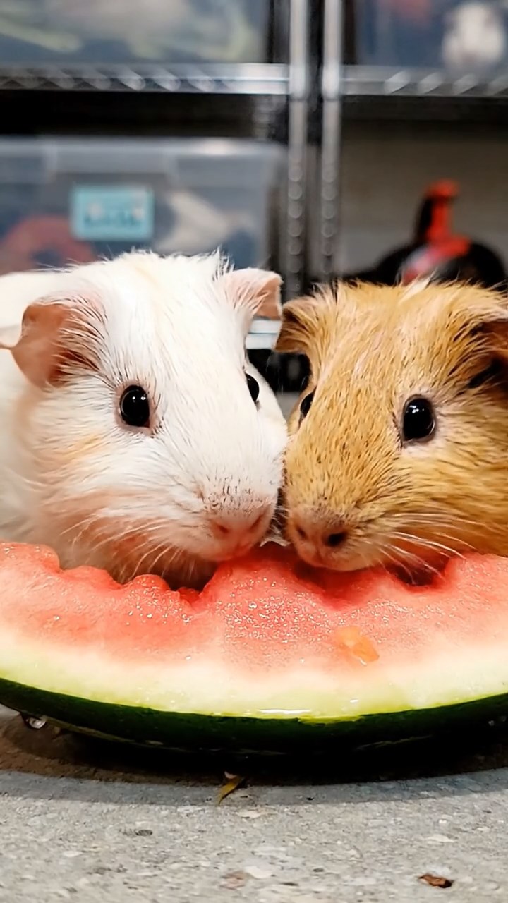 620. Realistic scene of 5 smooth-haired Californian guinea pigs with Cream, Fawn, Sable, Gray, and Cinnamon fur, sleeping in a cozy pile in a lush meadow with wildflowers and a gentle breeze, under golden sunlight, capturing a lifelike, tranquil group moment.