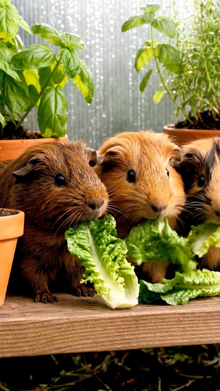621. Detailed photo of 1 smooth-haired American guinea pig with White fur, nibbling on fresh apples, in a vibrant lavender garden with rows of purple blooms swaying in the breeze, under soft sunlight, creating a realistic, fragrant pastoral scene.