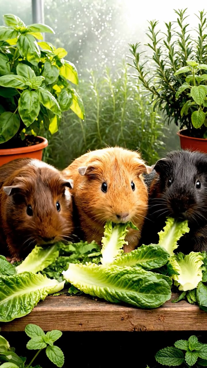 621. Detailed photo of 1 smooth-haired American guinea pig with White fur, nibbling on fresh apples, in a vibrant lavender garden with rows of purple blooms swaying in the breeze, under soft sunlight, creating a realistic, fragrant pastoral scene.