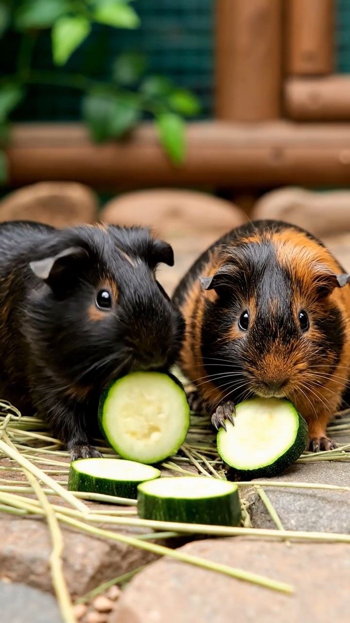653. Detailed photo of 3 smooth-haired American guinea pigs with Gray, Cream, and Brown fur, burrowing like rabbits in a sandy dune with sparse grass and distant cacti, under a golden sunset, creating a vivid, realistic desert scene.