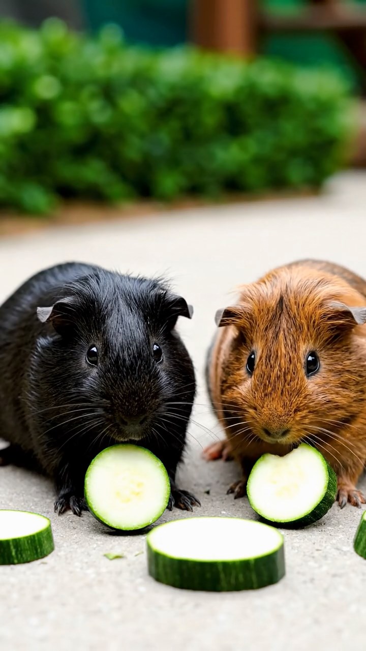 653. Detailed photo of 3 smooth-haired American guinea pigs with Gray, Cream, and Brown fur, burrowing like rabbits in a sandy dune with sparse grass and distant cacti, under a golden sunset, creating a vivid, realistic desert scene.