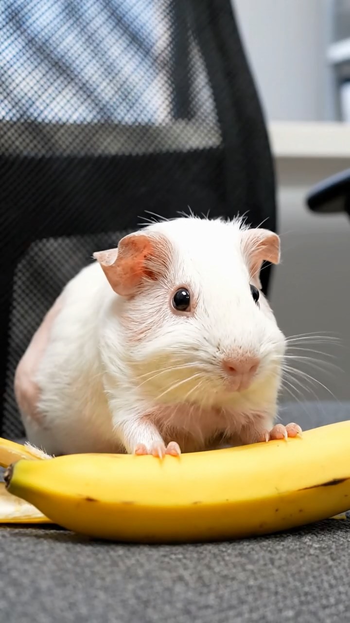 660. Realistic scene of 5 smooth-haired Californian guinea pigs with Cream, Fawn, Sable, Gray, and Cinnamon fur, sleeping in a cozy pile in a lush meadow with wildflowers and a gentle breeze, under golden sunlight, capturing a lifelike, tranquil group moment.