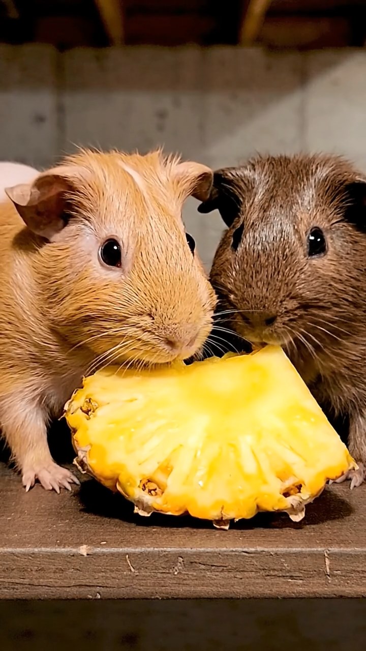 680. Realistic scene of 5 smooth-haired Californian guinea pigs with Cream, Fawn, Sable, Gray, and Cinnamon fur, sleeping in a cozy pile in a lush meadow with wildflowers and a gentle breeze, under golden sunlight, capturing a lifelike, tranquil group moment.