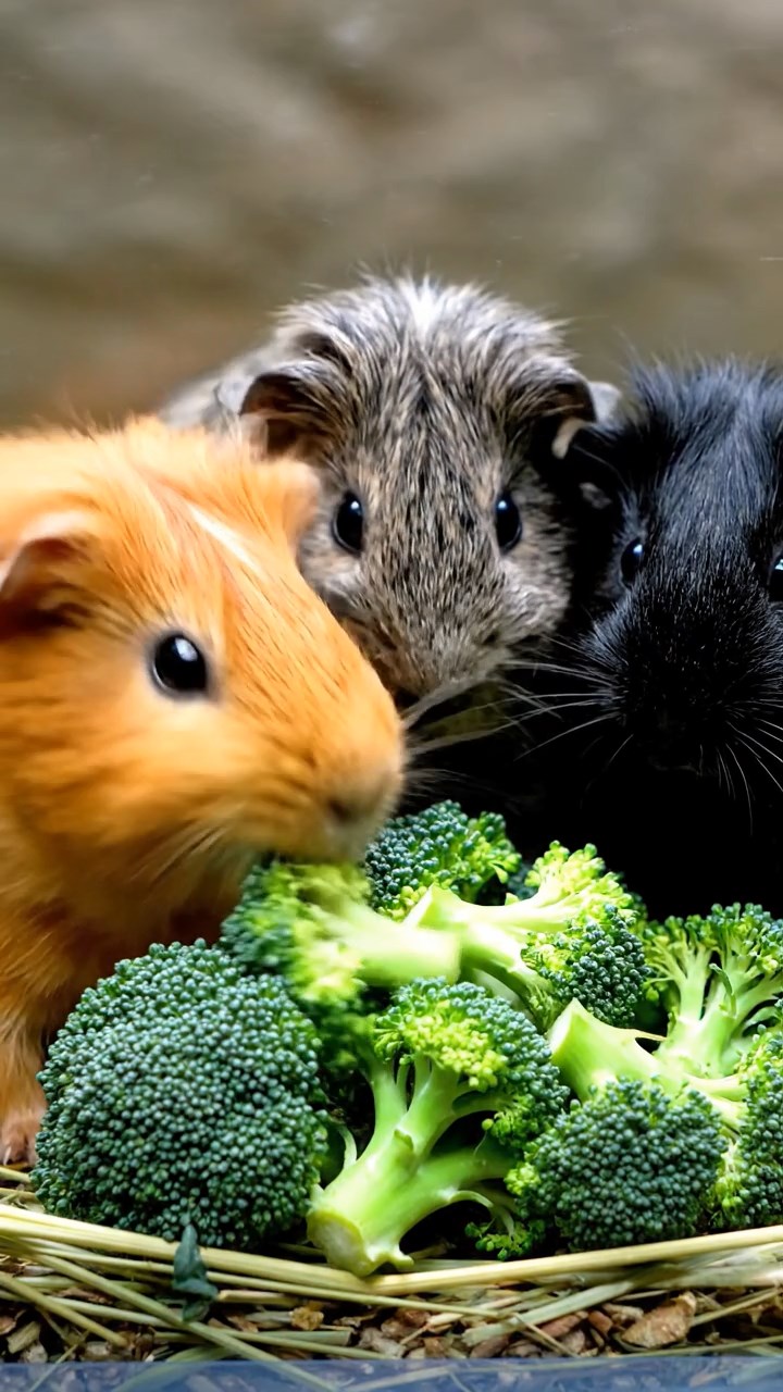 682. Photorealistic scene of 2 smooth-haired Teddy guinea pigs with Orange and Black fur, dressed as engineers in tiny helmets, building a miniature windmill in a guinea pig workshop with hay beams and tools, under bright daylight, enhancing the lifelike, industrious atmosphere.