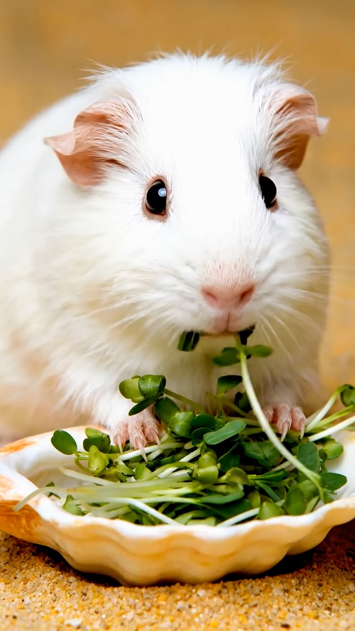 698. Photorealistic scene of 3 smooth-haired Teddy guinea pigs with Chocolate, Cinnamon, and Gray fur, climbing small rocks in a forested glade with soft moss and scattered leaves, under dappled sunlight, enhancing the authentic, adventurous atmosphere.