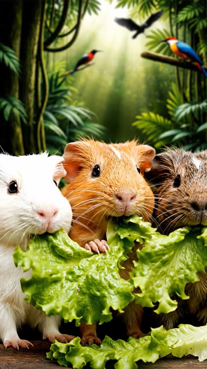 701. Detailed photo of 1 smooth-haired American guinea pig with White fur, munching on fresh carrots, in a vibrant wildflower field with buzzing bees and colorful butterflies, under soft sunlight, creating a realistic, serene scene of peaceful foraging in a lush meadow.