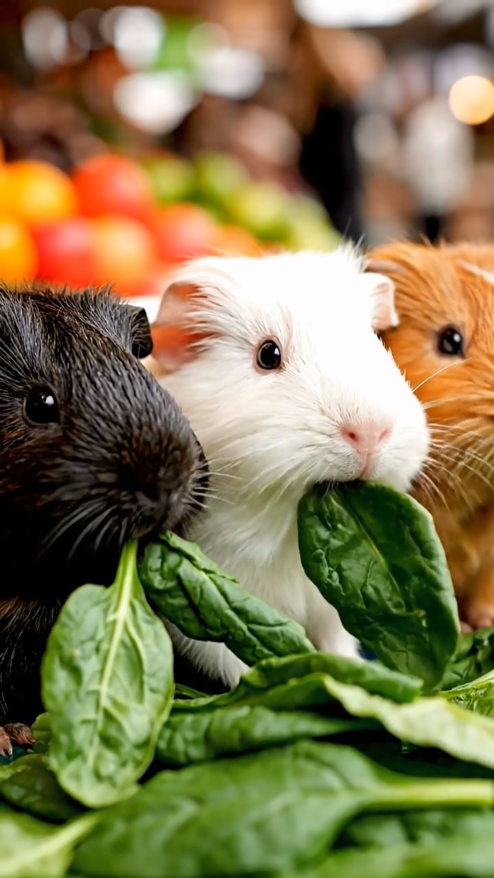 726. Photorealistic scene of 1 smooth-haired Teddy guinea pig with Cream fur, drinking from a clear stream, on a forested slope with pine needles and moss, under dappled sunlight, capturing a serene, lifelike moment of natural hydration.