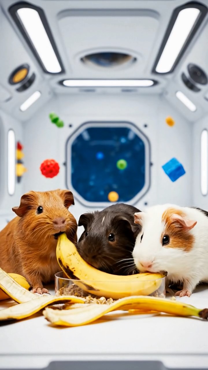 730. Photorealistic scene of 5 smooth-haired Teddy guinea pigs with Cream, Fawn, Sable, Gray, and Cinnamon fur, play-fighting in a grassy clearing with soft moss and scattered twigs, under gentle morning light, capturing a realistic, playful woodland moment.