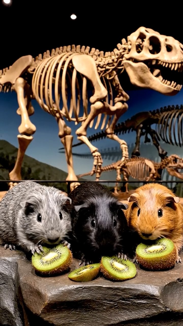 740. Realistic scene of 5 smooth-haired Californian guinea pigs with Cream, Fawn, Sable, Gray, and Cinnamon fur, sleeping in a cozy pile in a lush meadow with wildflowers and a gentle breeze, under golden sunlight, capturing a lifelike, tranquil group moment.