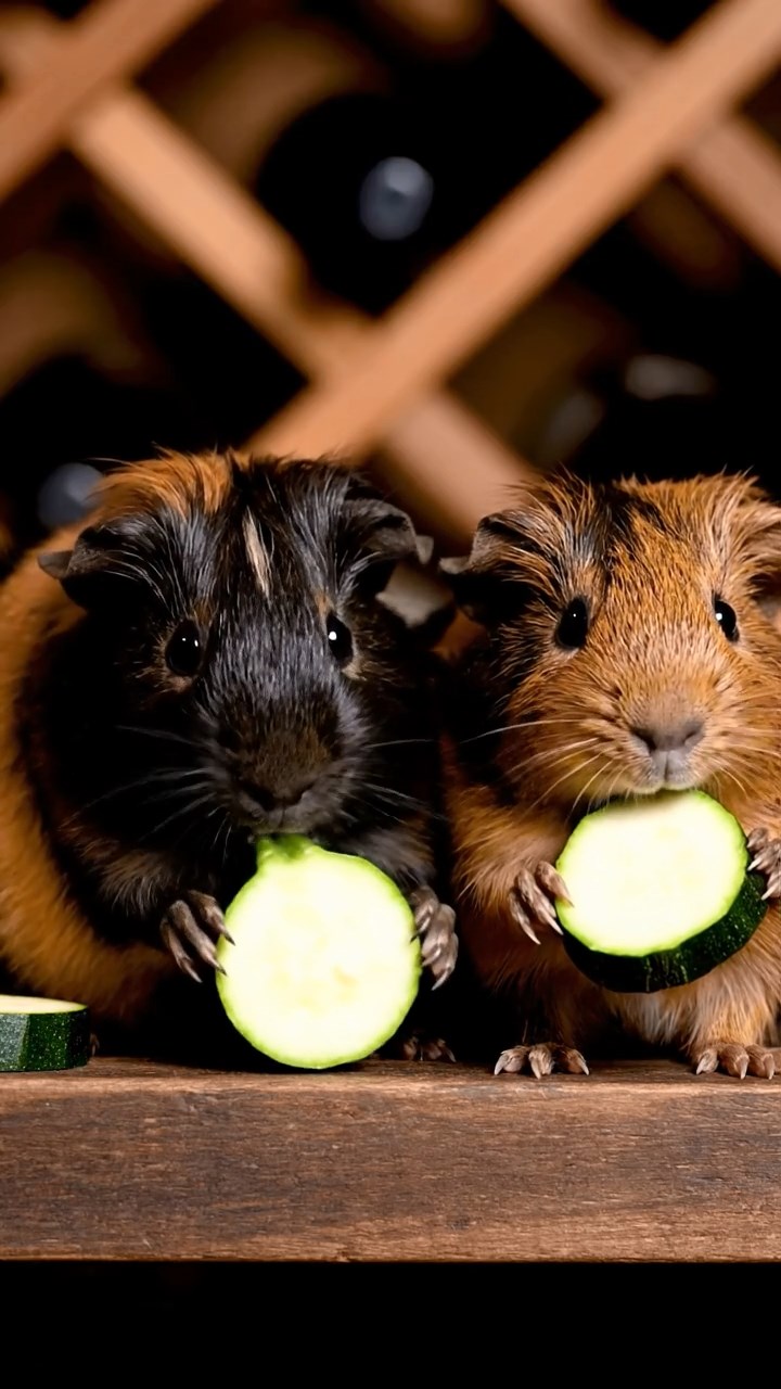 753. Detailed photo of 3 smooth-haired American guinea pigs with Gray, Cream, and Brown fur, burrowing like rabbits in a sandy dune with sparse grass and distant cacti, under a golden sunset, creating a vivid, realistic desert scene.