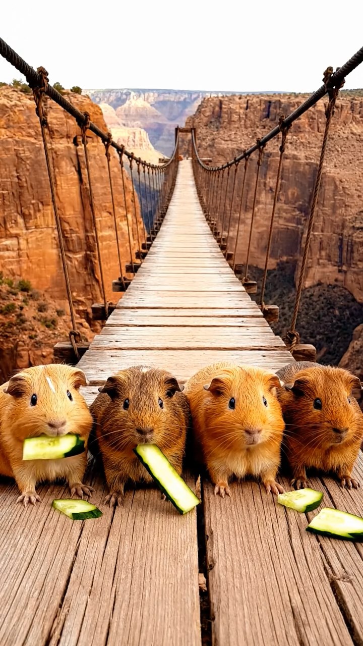 763. Highly detailed view of 3 smooth-haired Himalayan guinea pigs with Gray, Cream, and Brown fur, mating in a secluded grassy clearing surrounded by tall ferns and soft moss, under gentle morning light, creating a realistic, intimate natural scene.