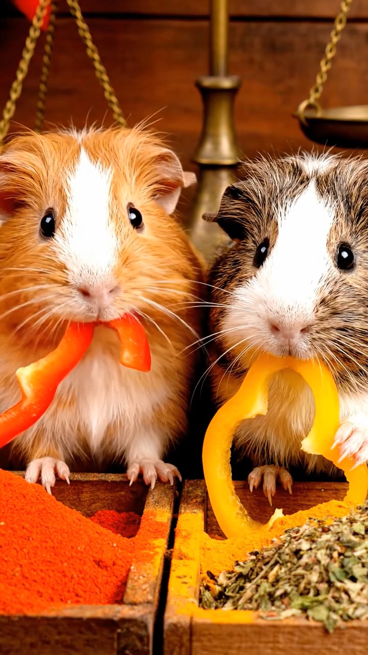 786. Photorealistic scene of 1 smooth-haired Teddy guinea pig with Cream fur, drinking from a clear stream, on a forested slope with pine needles and moss, under dappled sunlight, capturing a serene, lifelike moment of natural hydration.