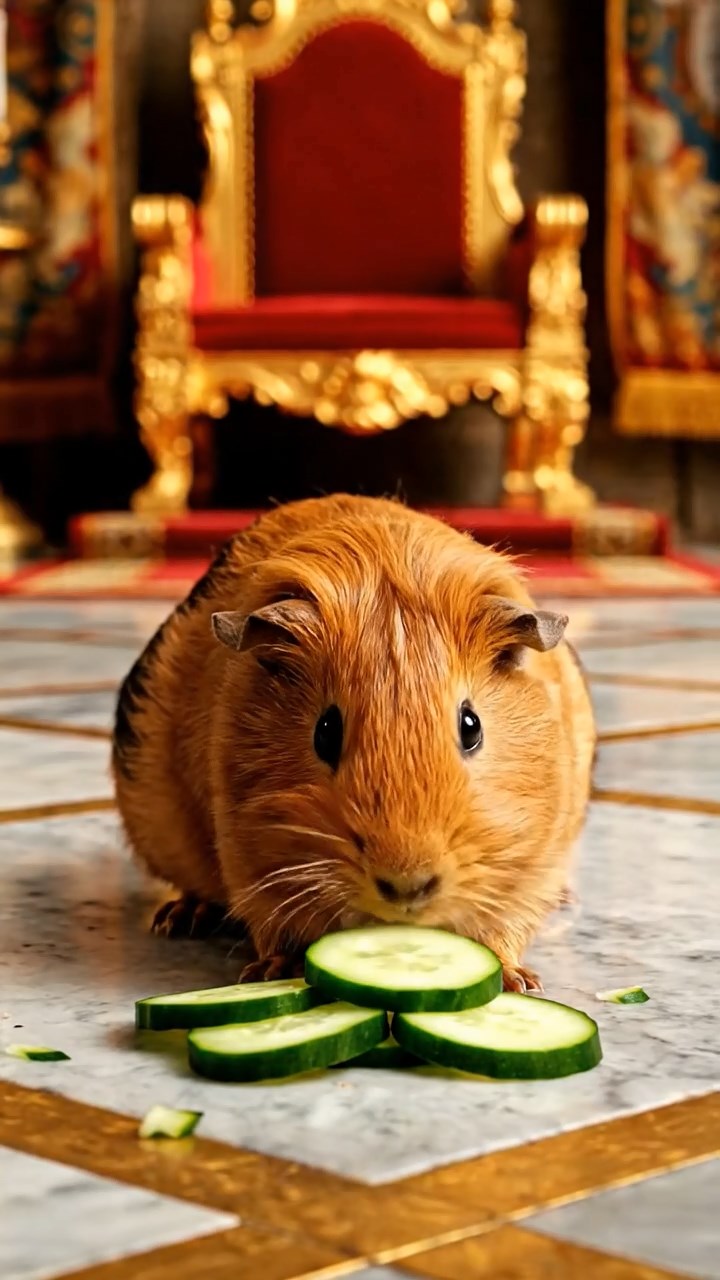 793. Detailed photo of 3 smooth-haired American guinea pigs with Gray, Cream, and Brown fur, burrowing like rabbits in a sandy dune with sparse grass and distant cacti, under a golden sunset, creating a vivid, realistic desert scene.