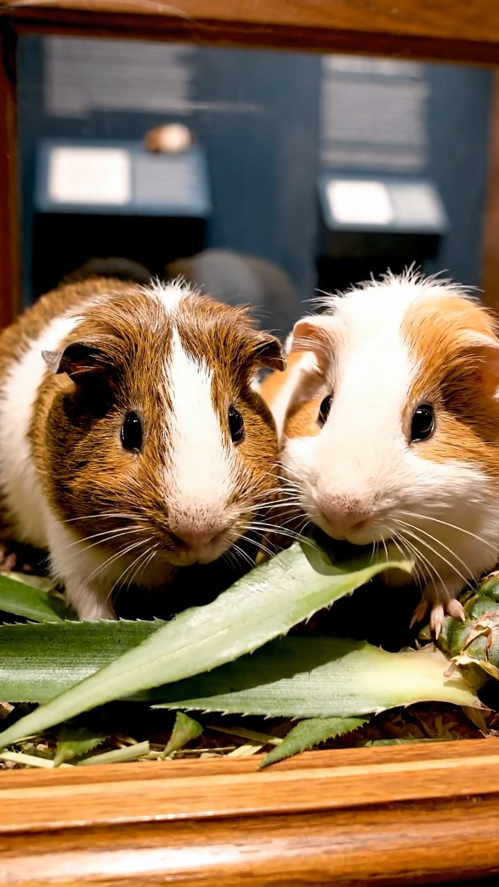 800. Realistic scene of 5 smooth-haired Californian guinea pigs with Cream, Fawn, Sable, Gray, and Cinnamon fur, sleeping in a cozy pile in a lush meadow with wildflowers and a gentle breeze, under golden sunlight, capturing a lifelike, tranquil group moment.